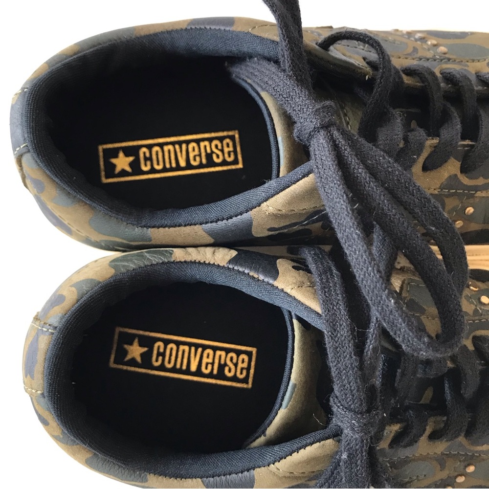 Converse All Star Chuck Taylor Camo Leather Unisex Sneakers Men’s 5 Women’s 7 - Picture 9 of 13